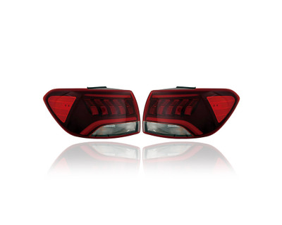 Tail Light - Compatible/Replacement for '19-20 Kia Sorento L/LX/EX/S/SX/SX Limited - Outer On Body, LED - Pair, Left Driver + Right Passenger Set - 92402C6600, 92401C6600