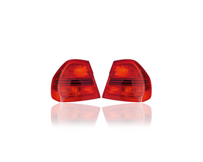 Tail Light - Compatible/Replacement for '06-08 BMW 3-Series Sedan - Halogen, Outer On Body Quarter Panel - Pair, Left Driver + Right Passenger Set - 63217161956, 63217161955 - CAPA