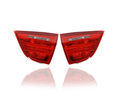 Tail Light - Compatible/Replacement for '09-11 BMW 3-Series Sedan - Inner On Trunk Lid - Pair, Left Driver + Right Passenger Set - 63217289428, 63217289427