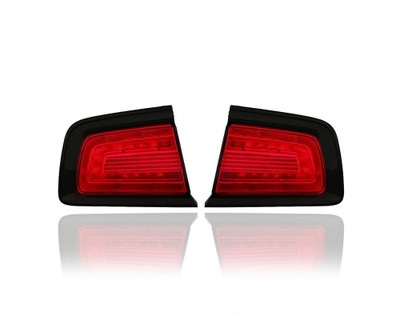 Tail Light - Compatible/Replacement for '11-14 Dodge Charger - LED, Outer On Body Quarter Panel - Pair, Left Driver + Right Passenger Set - 57010414AF, 57010415AF - CAPA Tail Light - Compatible/Replacement for '11-14 Dodge Charger - LED, Outer On Body Quarter Panel - Pair, Left Driver + Right Passenger Set - 57010414AF, 57010415AF - CAPA