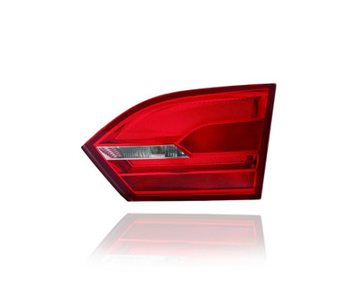 Tail Light - Compatible/Replacement for '11-14 VW Volkswagen Jetta/Hybrid Sedan (Exclude GLI/L) - Inner On Trunk Lid, Halogen - Right Hand - Passenger - 5C6945094 - CAPA