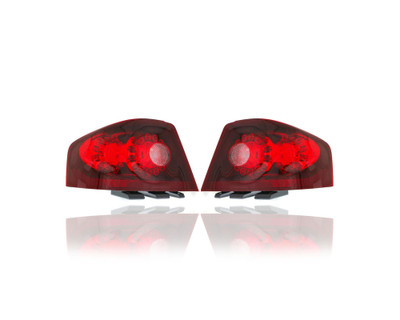 Tail Light - Compatible/Replacement for '11-14 Dodge Avenger - Pair, Left Driver + Right Passenger Set - 5182522AG, 5182523AG
