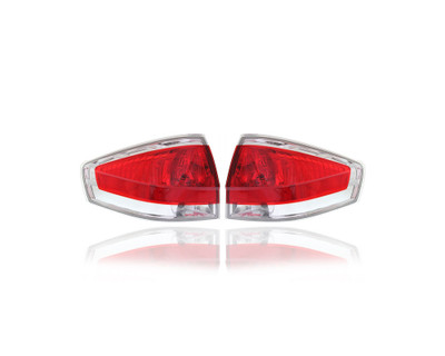 Tail Light - Compatible/Replacement for '09-11 Ford Focus Sedan S/SE/SEL/SES - Pair, Left Driver + Right Passenger Set - 9S4Z13404D, 9S4Z13405D - CAPA