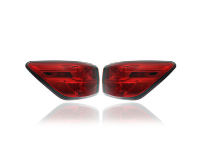 Tail Light - Compatible/Replacement for '17-20 Nissan Pathfinder - Outer On Body - Pair, Left Driver + Right Passenger Set - 265509PF0A, 265559PF0A - CAPA
