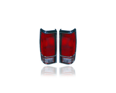 Tail Light - Compatible/Replacement for '82-93 Chevrolet S10/15 Pickup - Chrome - Pair, Left Driver + Right Passenger Set - 915708, 915707 Tail Light - Compatible/Replacement for '82-93 Chevrolet S10/15 Pickup - Chrome - Pair, Left Driver + Right Passenger Set - 915708, 915707