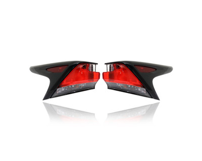 Tail Light - Compatible/Replacement for '15-17 Lexus NX200T/300/300h - Outer On Body - Pair, Left Driver + Right Passenger Set - 8155178011, 8156178011 - CAPA