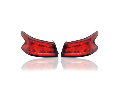 Tail Light - Compatible/Replacement for '16-18 Nissan Maxima - Outer On Body - Pair, Left Driver + Right Passenger Set - 265504RA1A, 265554RA1A - CAPA Tail Light - Compatible/Replacement for '16-18 Nissan Maxima - Outer On Body - Pair, Left Driver + Right Passenger Set - 265504RA1A, 265554RA1A - CAPA