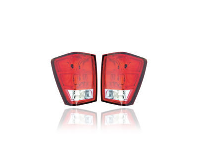 Tail Light - Compatible/Replacement for '05-06 Jeep Grand Cherokee - Pair, Left Driver + Right Passenger Set - 55156614AF, 55156615AF Tail Light - Compatible/Replacement for '05-06 Jeep Grand Cherokee - Pair, Left Driver + Right Passenger Set - 55156614AF, 55156615AF