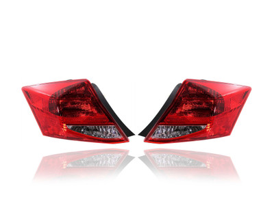Tail Light - Compatible/Replacement for '11-12 Honda Accord Coupe - Pair, Left Driver + Right Passenger Set - 33500TE0A11, 33550TE0A11 - CAPA Tail Light - Compatible/Replacement for '11-12 Honda Accord Coupe - Pair, Left Driver + Right Passenger Set - 33500TE0A11, 33550TE0A11 - CAPA