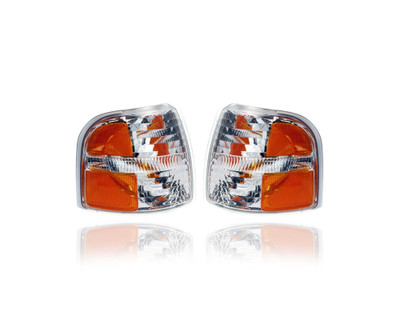 Tail Light Lens - Compatible/Replacement for '02-03 Ford Explorer - Park/Signal - Pair, Left Driver + Right Passenger Set - 1L2Z13200AA, 1L2Z13201AA Tail Light Lens - Compatible/Replacement for '02-03 Ford Explorer - Park/Signal - Pair, Left Driver + Right Passenger Set - 1L2Z13200AA, 1L2Z13201AA