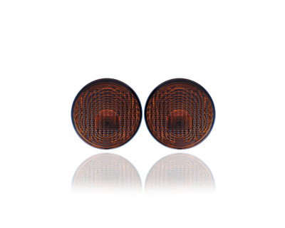 Turn Signal Light - Compatible/Replacement for '07-13 Jeep Wrangler - Pair, Left Driver + Right Passenger Set - 55077884AD, 55077885AD Turn Signal Light - Compatible/Replacement for '07-13 Jeep Wrangler - Pair, Left Driver + Right Passenger Set - 55077884AD, 55077885AD