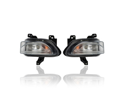 Turn Signal Light - Compatible/Replacement for '15-18 Jeep Renegade - Pair, Left Driver + Right Passenger Set - 68256431AA, 68256432AA - CAPA Turn Signal Light - Compatible/Replacement for '15-18 Jeep Renegade - Pair, Left Driver + Right Passenger Set - 68256431AA, 68256432AA - CAPA