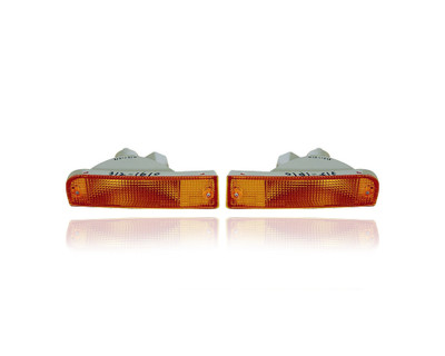 Turn Signal Light - Compatible/Replacement for '92-95 Toyota 4Runner - On Bumper - Pair, Left Driver + Right Passenger Set - 8151035080, 8152035080 Turn Signal Light - Compatible/Replacement for '92-95 Toyota 4Runner - On Bumper - Pair, Left Driver + Right Passenger Set - 8151035080, 8152035080