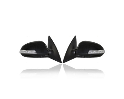 Door Mirror - Compatible/Replacement for '09-12 Hyundai Elantra Touring Hatchback/Wagon - Powered, Heated With Signal, Unpainted - Pair, Left Driver + Right Passenger Set - 876202L740, 876102L660 Door Mirror - Compatible/Replacement for '09-12 Hyundai Elantra Touring Hatchback/Wagon - Powered, Heated With Signal, Unpainted - Pair, Left Driver + Right Passenger Set - 876202L740, 876102L660