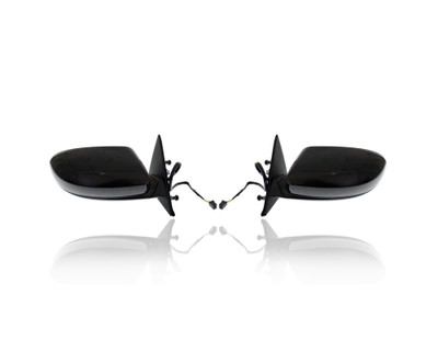 Door Mirror - Compatible/Replacement for '11-14 Dodge Charger SE - Non-Heated, Without Memory, Unpainted - Pair, Left Driver + Right Passenger Set - NSF-Registered - 1MA46AXRAH, 1MA47AXRAH