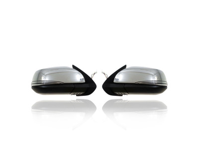 Door Mirror - Compatible/Replacement for '16-19 Toyota Tacoma Limited - Powered, Heated With Signal, Without Blind Spot Detect, Chrome - Pair Set - 8791004230, 8794004240 Door Mirror - Compatible/Replacement for '16-19 Toyota Tacoma Limited - Powered, Heated With Signal, Without Blind Spot Detect, Chrome - Pair Set - 8791004230, 8794004240