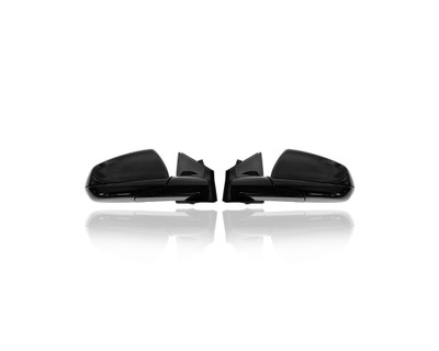 Door Mirror - Compatible/Replacement for '10-16 Cadillac SRX Base/Standard-Only - Powered, Heated, Manual-Folding - Pair, Left Driver + Right Passenger Set - 20953692, 20953697