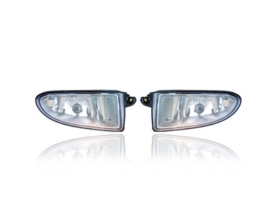Fog Light Assembly - Compatible/Replacement for '01-05 Chrysler PT-Cruiser - Pair, Left Driver + Right Passenger Set - 5288796AD, 5288797AD Fog Light Assembly - Compatible/Replacement for '01-05 Chrysler PT-Cruiser - Pair, Left Driver + Right Passenger Set - 5288796AD, 5288797AD