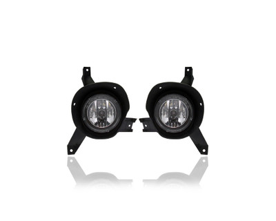 Fog Light Assembly - Compatible/Replacement for '01-03 Ford Explorer Sport, 01-05 Sport Trac - Halogen - Pair, Left Driver + Right Passenger Set - 4L2Z15200BA, 4L2Z15200CA