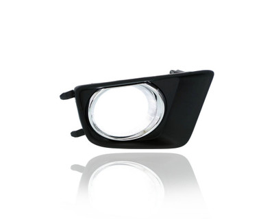 Fog Light Cover - Compatible/Replacement for '13-15 Toyota Tacoma X-Runner/PreRunner - With Lamp Hole, Chrome - Left Hand - Driver - 8148204030