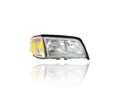 Headlight Assembly - Compatible/Replacement for '97-00 Mercedes-Benz C-Class - Halogen With Corner Lamp - Right Hand - Passenger - 2028202861