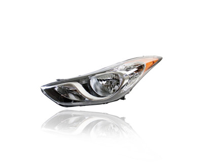 Headlight Assembly - Compatible/Replacement for '11-13 Hyundai Elantra Sedan, 13-13 Coupe (USA-Built) - Halogen - Left Hand - Driver - CAPA - 921013Y000 Headlight Assembly - Compatible/Replacement for '11-13 Hyundai Elantra Sedan, 13-13 Coupe (USA-Built) - Halogen - Left Hand - Driver - CAPA - 921013Y000