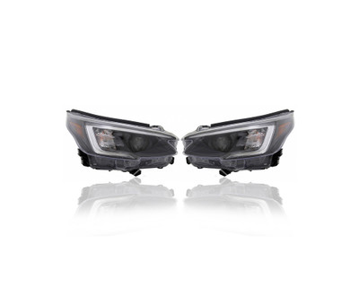 Headlight Assembly - Compatible/Replacement for '20-20 Subaru Legacy/Outback Base/Premium/Sport/Onyx - LED, Standard - Pair, Left Driver + Right Passenger Set - 84002AN10A, 84002AN11A