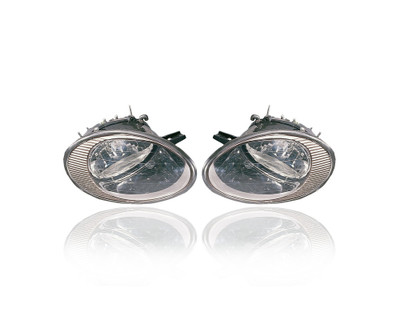 Headlight Assembly - Compatible/Replacement for '98-99 Ford Taurus - Pair, Left Driver + Right Passenger Set - XF1Z13008AA, XF1Z13008BA Headlight Assembly - Compatible/Replacement for '98-99 Ford Taurus - Pair, Left Driver + Right Passenger Set - XF1Z13008AA, XF1Z13008BA