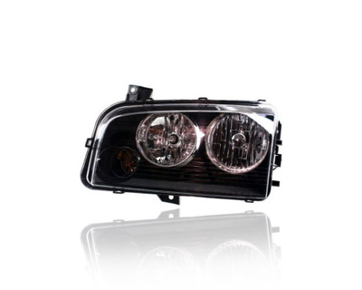 Headlight Assembly - Compatible/Replacement for '06-07 Dodge Charger - Halogen - Left Hand - Driver - CAPA - 4806165AF