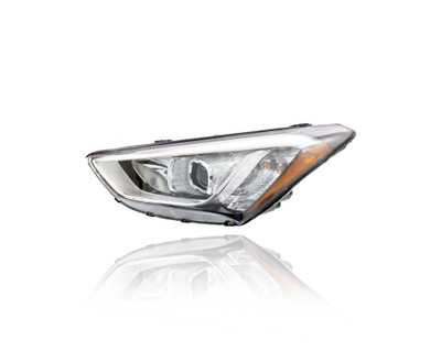 Headlight Assembly - Compatible/Replacement for '13-16 Hyundai Santa Fe GLS/SE/Limited - Halogen/LED - Left Hand - Driver - 92101B8020