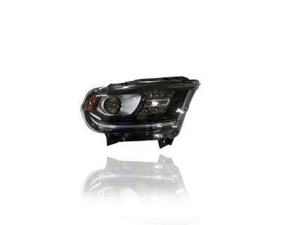 Headlight Assembly - Compatible/Replacement for '16-20 Dodge Durango SXT/GT-Only - Halogen Without LED Daytime Running Lamp, Black Bezel - Right Hand - Passenger - 68299134AD
