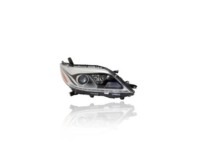 Headlight Assembly - Compatible/Replacement for '15-20 Toyota Sienna Limited - Halogen With LED Daytime Running Lamp - Right Hand - Passenger - 8111008061 Headlight Assembly - Compatible/Replacement for '15-20 Toyota Sienna Limited - Halogen With LED Daytime Running Lamp - Right Hand - Passenger - 8111008061