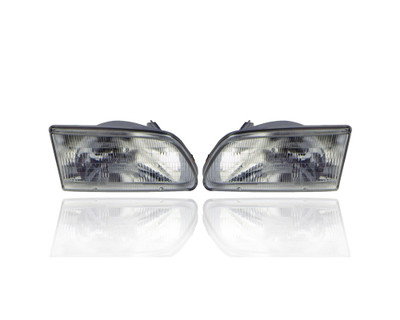 Headlight Assembly - Compatible/Replacement for '95-96 Toyota Tercel - Halogen - Pair, Left Driver + Right Passenger Set - 8111016550, 8115016550 Headlight Assembly - Compatible/Replacement for '95-96 Toyota Tercel - Halogen - Pair, Left Driver + Right Passenger Set - 8111016550, 8115016550