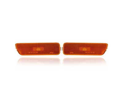 Side Marker Light - Compatible/Replacement for '99-06 VW Volkswagen Jetta/Golf/GTI, 99-02 Cabriolet - Front, Amber - Pair, Left Driver + Right Passenger Set - 1JM945072, 1JM945071 Side Marker Light - Compatible/Replacement for '99-06 VW Volkswagen Jetta/Golf/GTI, 99-02 Cabriolet - Front, Amber - Pair, Left Driver + Right Passenger Set - 1JM945072, 1JM945071