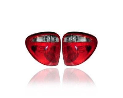 Tail Light - Compatible/Replacement for '04-07 Dodge Caravan/Grand/Town & Country/Voyager - Halogen - Pair, Left Driver + Right Passenger Set - CAPA - 68241334AA, 68241335AA Tail Light - Compatible/Replacement for '04-07 Dodge Caravan/Grand/Town & Country/Voyager - Halogen - Pair, Left Driver + Right Passenger Set - CAPA - 68241334AA, 68241335AA