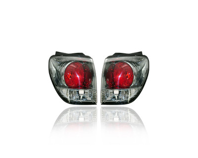 Tail Light - Compatible/Replacement for '01-03 Lexus RX300 - Outer On Body Quarter Panel, Halogen - Pair, Left Driver + Right Passenger Set - 8155048020, 8156048020