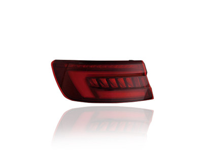 Tail Light Assembly - Compatible/Replacement for '18-19 Audi A4/S4 - Outer On Body, LED Black - Left Hand - Driver - CAPA - 8W5945091F