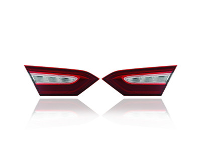 Tail Light Assembly - Compatible/Replacement for '18-20 Toyota Camry/Hybrid XLE, 20-20 XSE - Inner On Trunk Lid, LED - Pair, Left Driver + Right Passenger Set - CAPA - 8158006630, 8159006630
