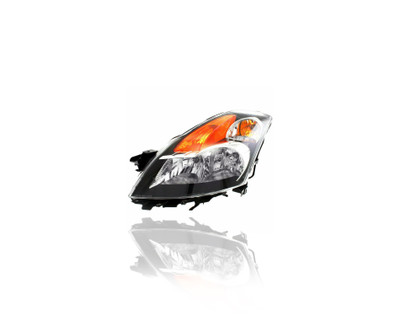 Headlight Assembly For 07-09 Nissan Altima Sedan/Hybrid - Halogen, With Black Bezel, Left Hand Driver Headlight Assembly For 07-09 Nissan Altima Sedan/Hybrid - Halogen, With Black Bezel, Left Hand Driver