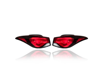 Tail Light Assembly - Compatible/Replacement for '14-16 Hyundai Elantra Sedan/Coupe SE/Value (Korean-Built) - Outer On Body, Halogen - Pair Set - CAPA - 924023X230, 924013X230 Tail Light Assembly - Compatible/Replacement for '14-16 Hyundai Elantra Sedan/Coupe SE/Value (Korean-Built) - Outer On Body, Halogen - Pair Set - CAPA - 924023X230, 924013X230