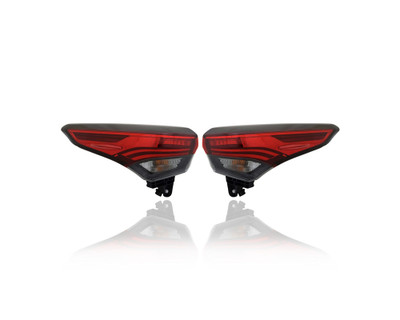 Tail Light Assembly - Compatible/Replacement for '20-22 Toyota Highlander/Hybrid - LED, Outer On Body Quarter Panel - Pair, Left Driver + Right Passenger Set - 815500E230, 815600E230 Tail Light Assembly - Compatible/Replacement for '20-22 Toyota Highlander/Hybrid - LED, Outer On Body Quarter Panel - Pair, Left Driver + Right Passenger Set - 815500E230, 815600E230