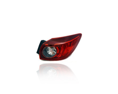 Tail Light Assembly - Compatible/Replacement for '14-16 Mazda Mazda3 Sedan iSV/iSport/iTour/Grand (Mexico Built) - Halogen, Outer On Body - Right Hand - Passenger - BJT151150A Tail Light Assembly - Compatible/Replacement for '14-16 Mazda Mazda3 Sedan iSV/iSport/iTour/Grand (Mexico Built) - Halogen, Outer On Body - Right Hand - Passenger - BJT151150A