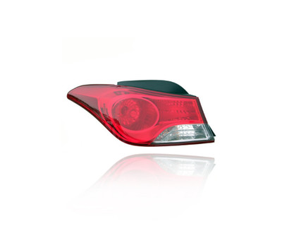 Tail Light Assembly - Compatible/Replacement for '11-13 Hyundai Elantra Sedan, 13-13 Coupe (USA-Built) - Outer On Body, Halogen - Left Hand - Driver - 924013Y000 Tail Light Assembly - Compatible/Replacement for '11-13 Hyundai Elantra Sedan, 13-13 Coupe (USA-Built) - Outer On Body, Halogen - Left Hand - Driver - 924013Y000
