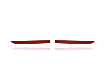 Bumper Reflector - Compatible/Replacement for '09-17 VW Volkswagen Tiguan, 17-18 Limited - Rear - Pair, Left Driver + Right Passenger Set - 5N0945106, 5N0945105 Bumper Reflector - Compatible/Replacement for '09-17 VW Volkswagen Tiguan, 17-18 Limited - Rear - Pair, Left Driver + Right Passenger Set - 5N0945106, 5N0945105
