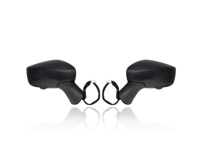 Door Mirror - Compatible/Replacement for '15-17 Nissan Versa Note Hatchback SL - Powered, Heated With Camera, Unpainted - Pair, Left Driver + Right Passenger Set - 963019MB3A, 963029MB3A Door Mirror - Compatible/Replacement for '15-17 Nissan Versa Note Hatchback SL - Powered, Heated With Camera, Unpainted - Pair, Left Driver + Right Passenger Set - 963019MB3A, 963029MB3A