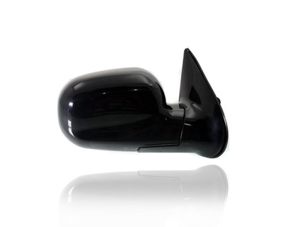 Door Mirror - Compatible/Replacement for '03-04 Hyundai Santa Fe Base - Manual, Black - Right Hand - Passenger - 8762026501CA - OEM