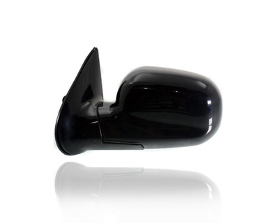 Door Mirror - Compatible/Replacement for '03-04 Hyundai Santa Fe Base - Manual, Black - Left Hand - Driver - 8761026001CA - OEM