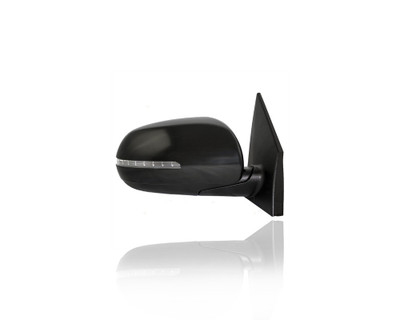 Door Mirror - Compatible/Replacement for '10-11 Kia Rio/Rio5 Sedan/Hatchback LX/SX-Only - Powered, Heated With Signal - Right Hand - Passenger - 876201G703