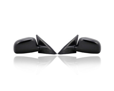 Door Mirror - Compatible/Replacement for '97-02 Mitsubishi Mirage Sedan - Powered, Black, Unpainted - Pair, Left Driver + Right Passenger Set - MR574380, MR574379 Door Mirror - Compatible/Replacement for '97-02 Mitsubishi Mirage Sedan - Powered, Black, Unpainted - Pair, Left Driver + Right Passenger Set - MR574380, MR574379