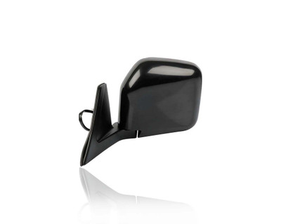 Door Mirror - Compatible/Replacement for '00-04 Mitsubishi Montero Sport - Powered, Non-Heated, Black Unpainted - Left Hand - Driver - MR492595
